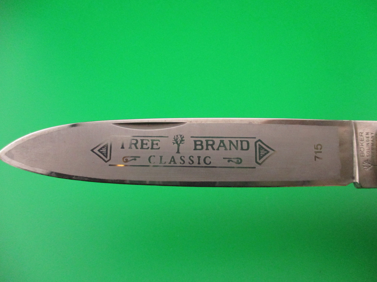 z BOKER TREE BRAND 715 German Lever Stag Classic automatic knife