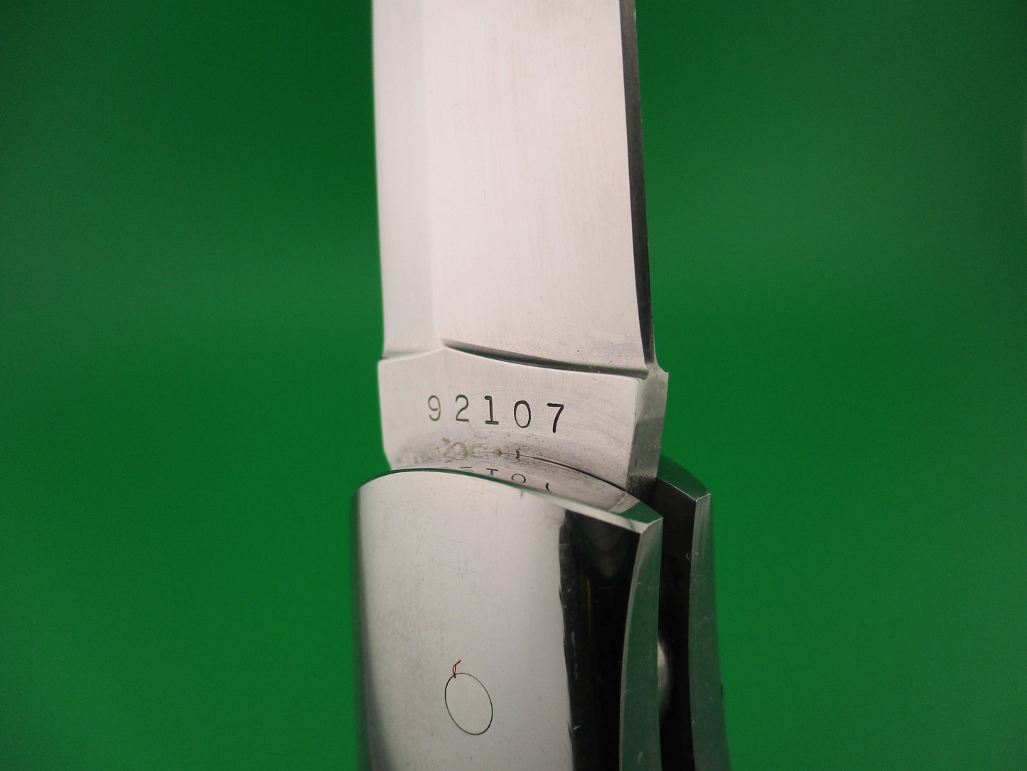 DAKE 92107 Custom Automatic Knife Burlwood Saber Drop point BoBc