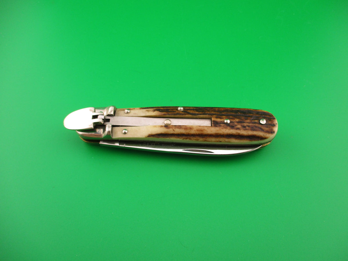 Rostfrei 20cm Italian Birds head Coffee & Cream lockback automatic knife