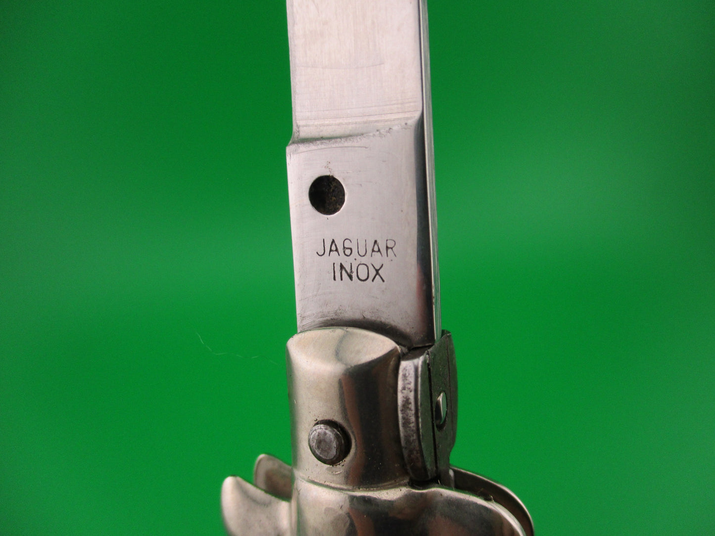 JAGUAR INOX 23cm Italian Stiletto swivel bolster Zoppis automatic knife
