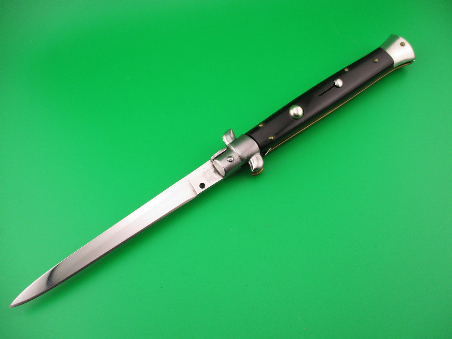 INOX 28cm Italian Swivel bolster 1980s vintage automatic knife
