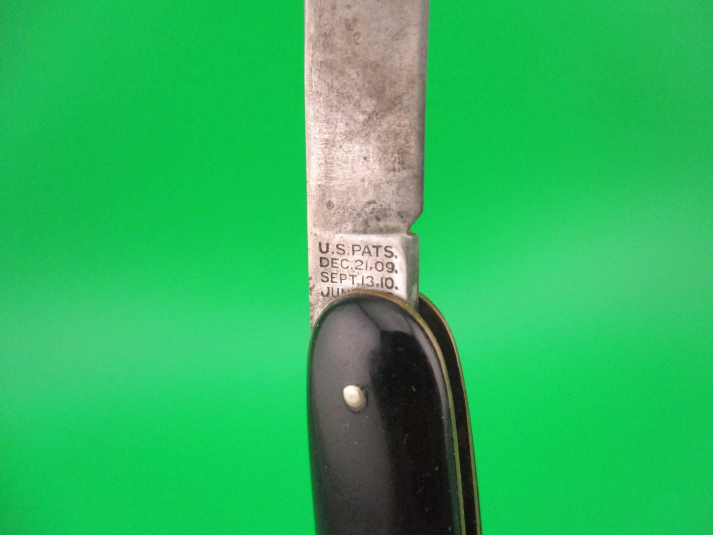Schrade Cut Co 1404B Single Jack Black Celluloid switchblade knife