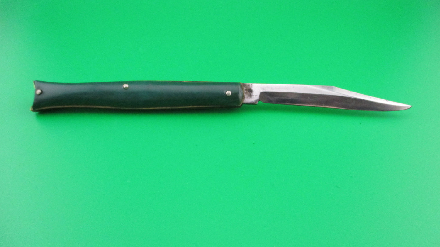 Edgemaster Fishtail Green 1950s American switchblade knife