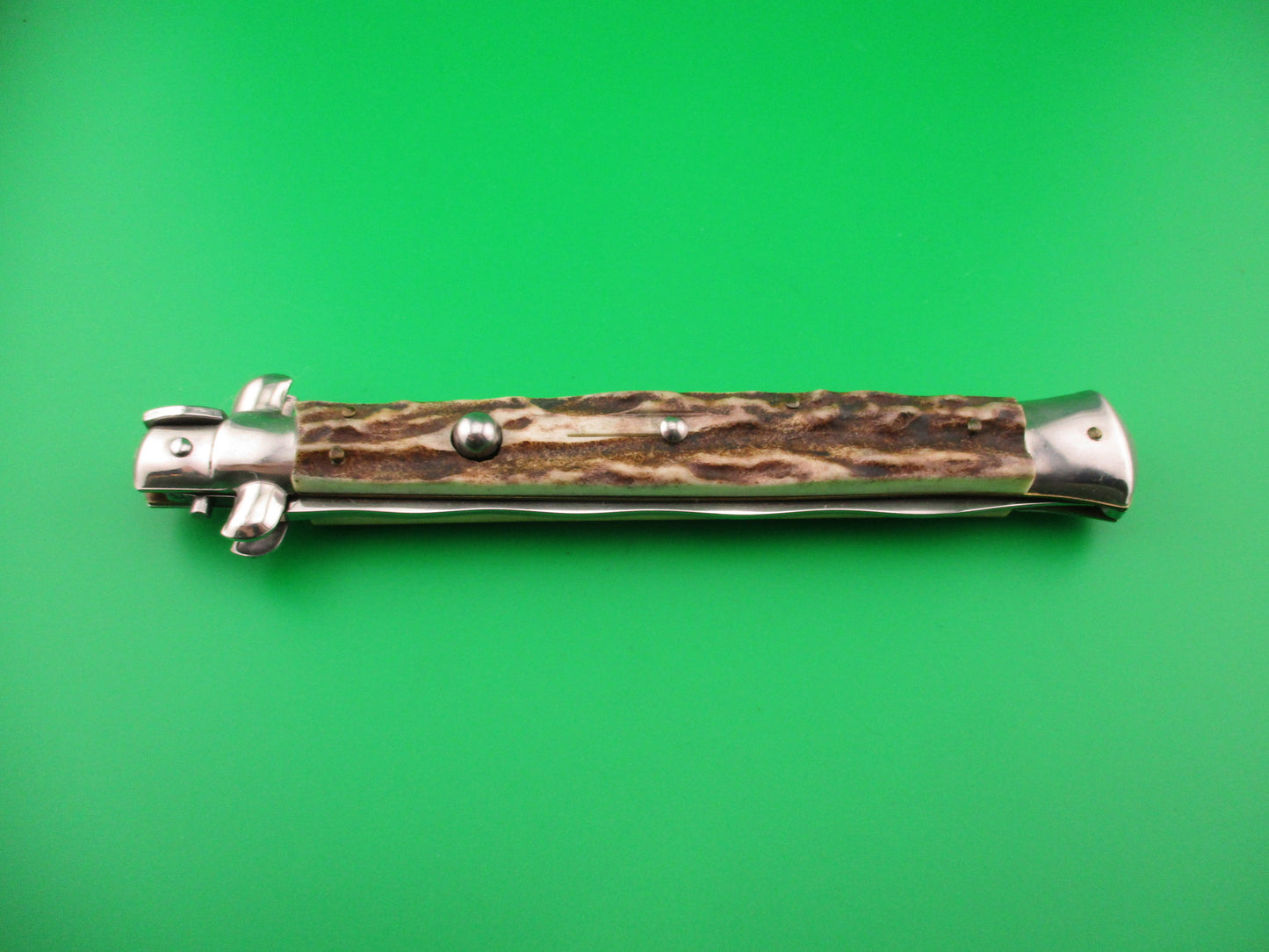 STILETTO ITALY 33cm Italian Stiletto KRIS Stag automatic knife