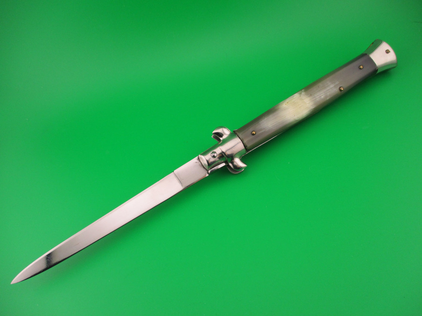 INOX 28cm Italian Swivel bolster 1980s vintage automatic knife