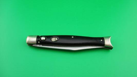 Schrade Cut Co Fishtail Black Vintage 1940s Switchblade knife