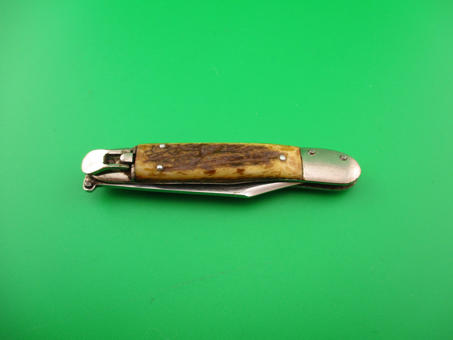 Garrido Toledo 15cm Spanish Stag Lever vintage Souvenir automatic knife