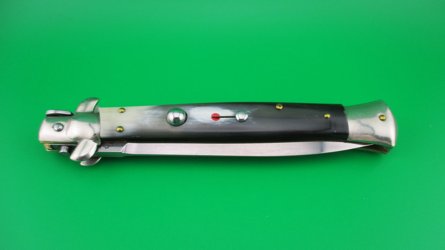 LATAMA WALT'S 28cm Classic Brazilian Horn Dagger Grind switchblade knife