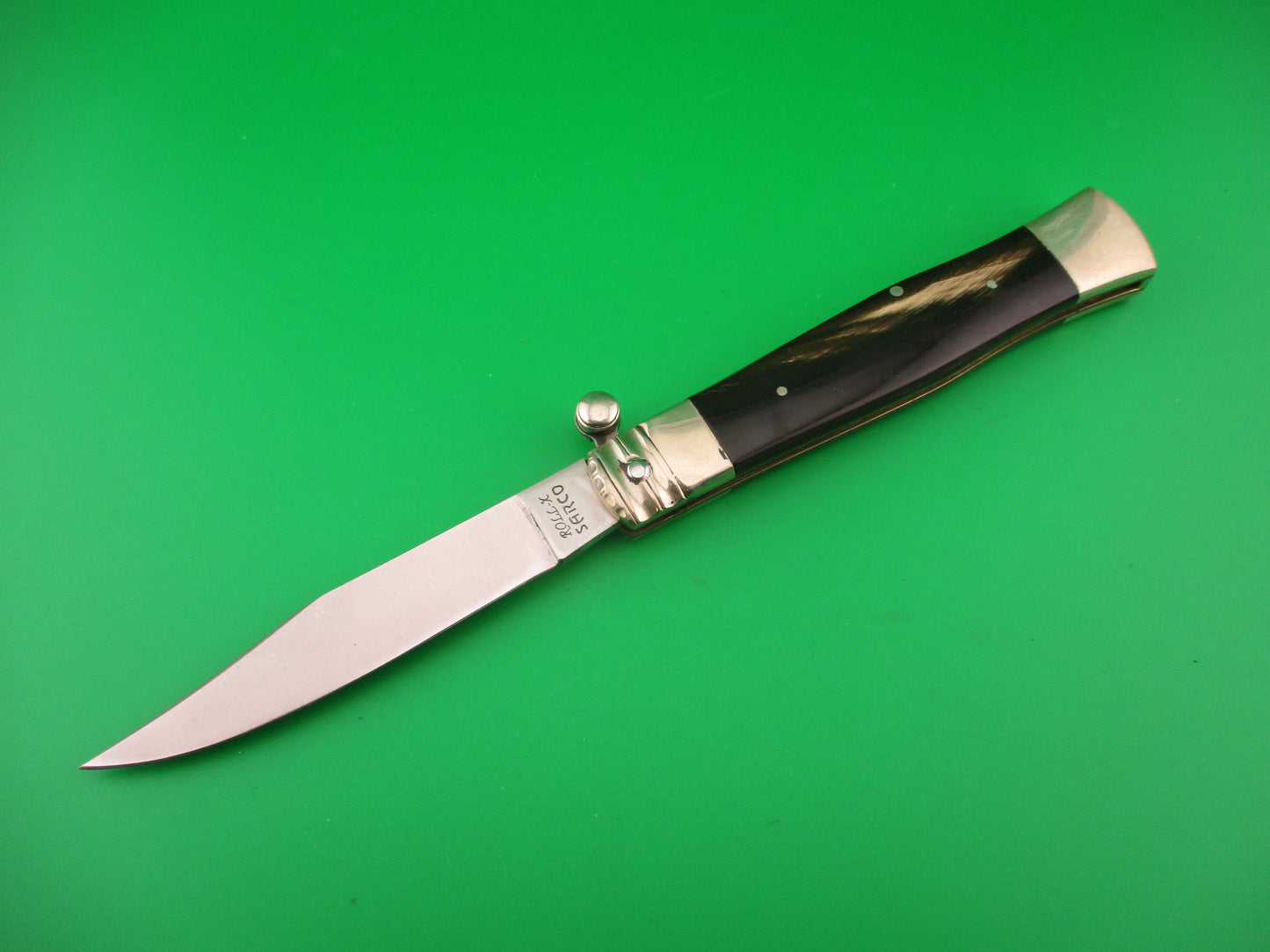 ROLL X SARCO 22cm Japanese Rapid Manual Folder horn New Old Stock knife