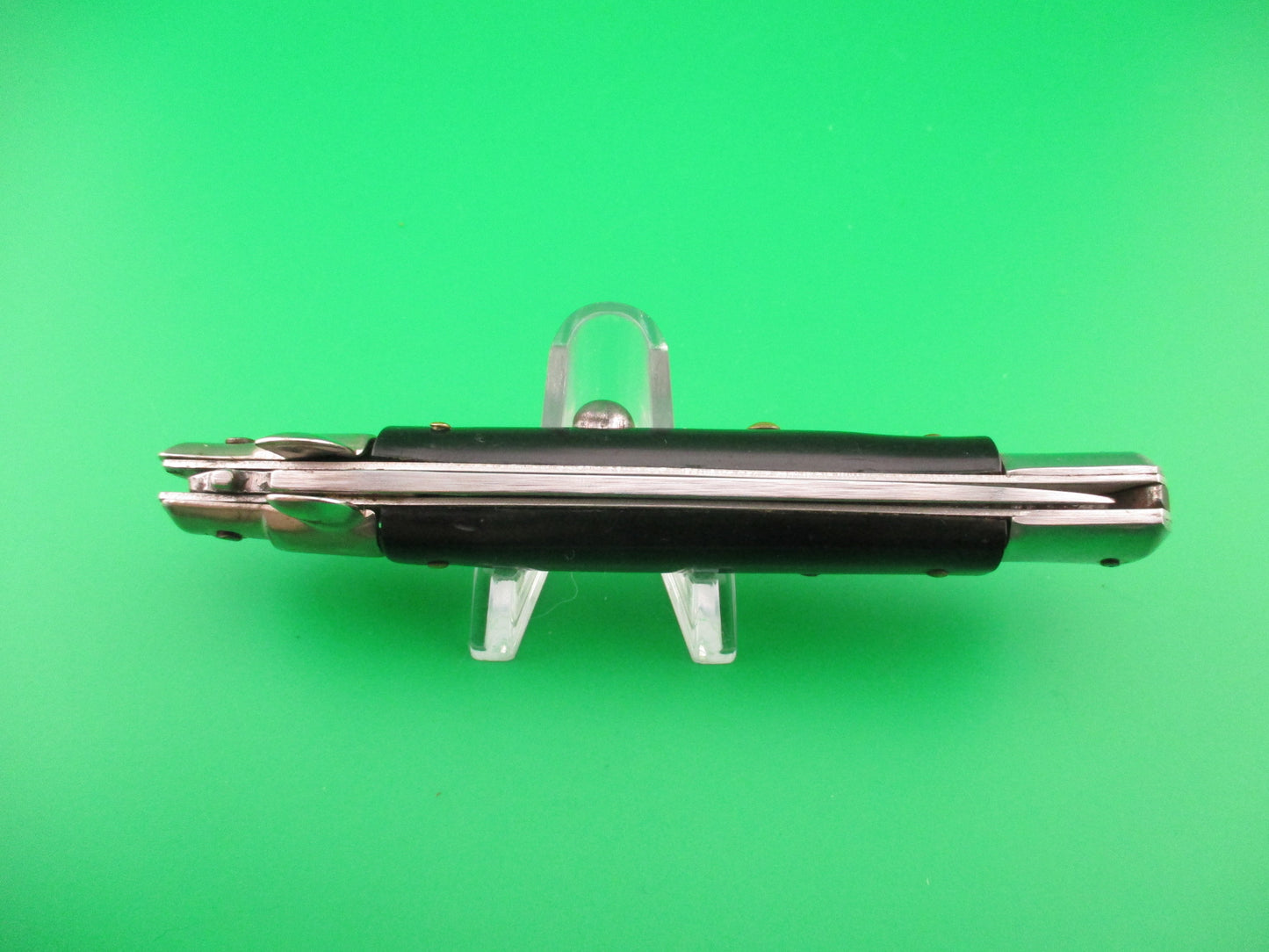 JAGUAR INOX 23cm Italian Stiletto swivel bolster Zoppis automatic knife