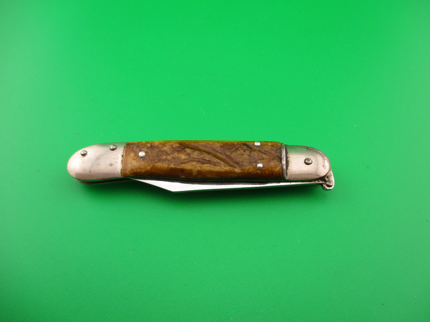 Garrido Toledo 15cm Spanish Stag Lever vintage Souvenir automatic knife