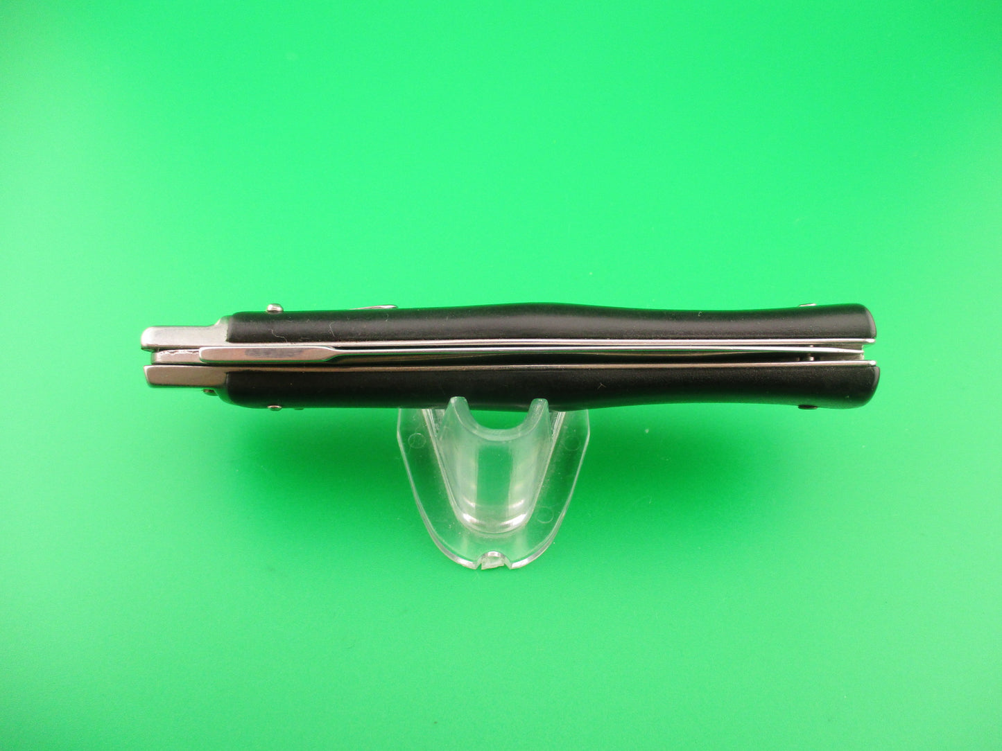 MIKOV STAINLESS 22cm CZECH REPUBLIC Lever release Black automatic knife