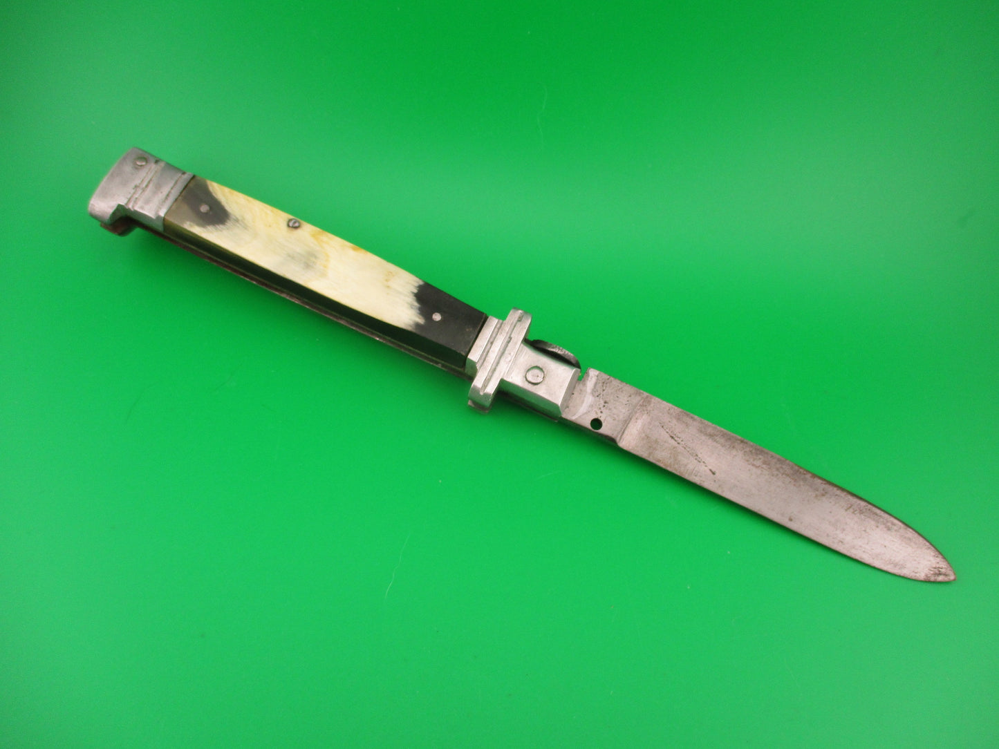 Mexican Picklock 25cm vintage hand made Aluminum bolster automatic knife