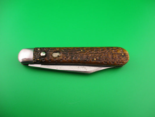 SCHRADE CUT CO Hunter Early 1543 3/4 Picked Bone switchblade knife