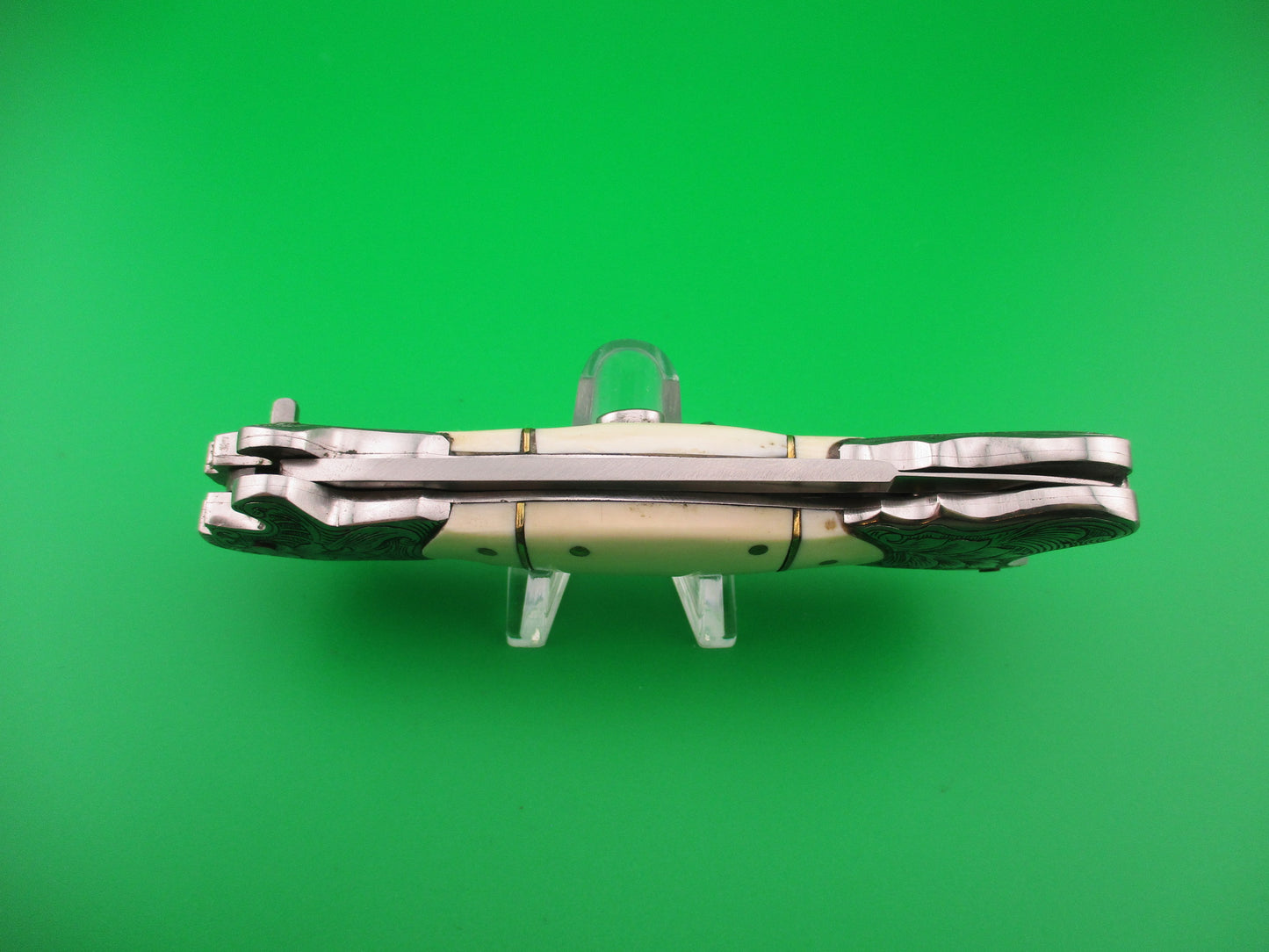 24cm Custom Reproduction of 19th century European Automatic Oval button knife