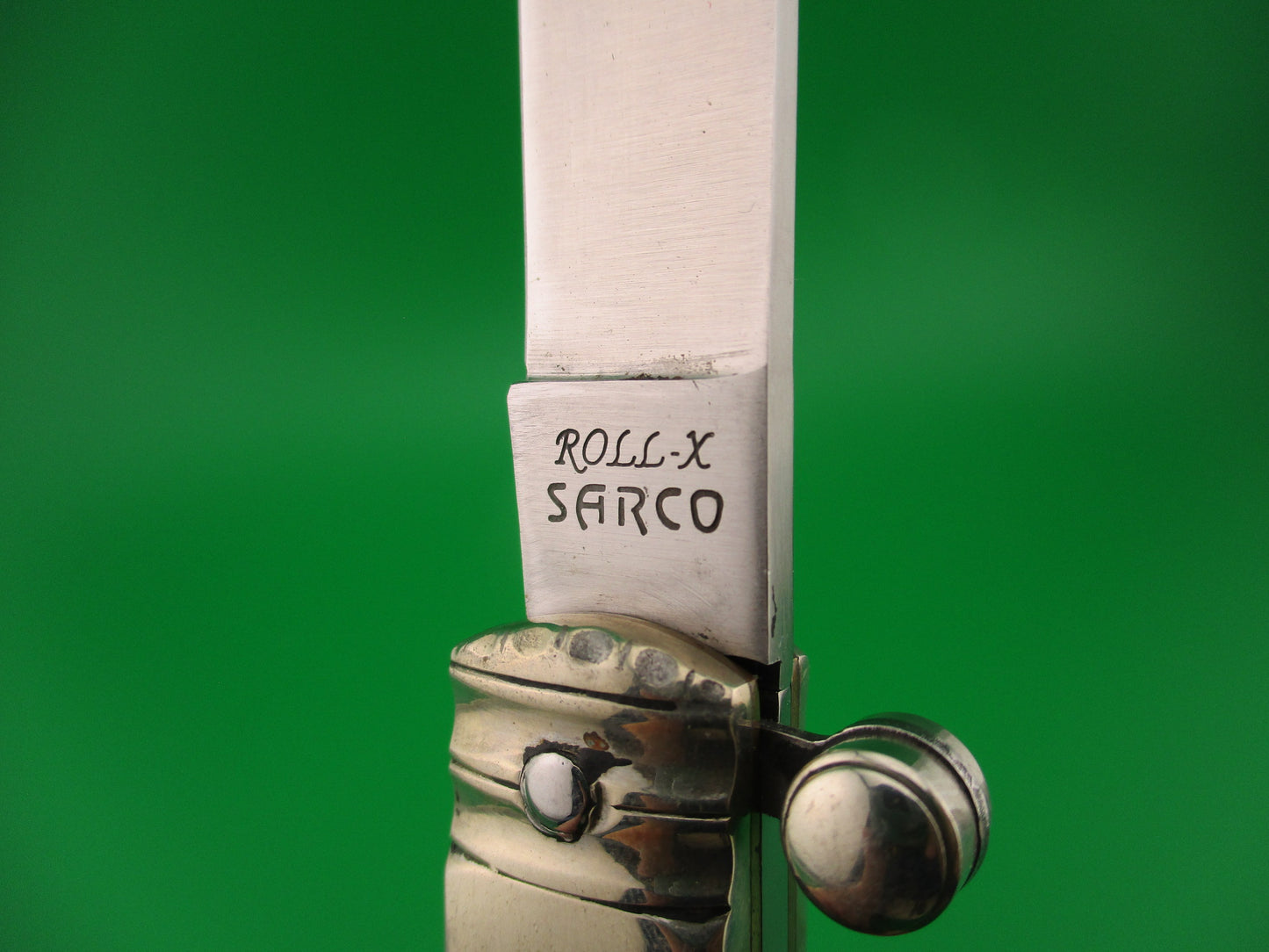 ROLL X SARCO 22cm Japanese Rapid Manual Folder horn New Old Stock knife