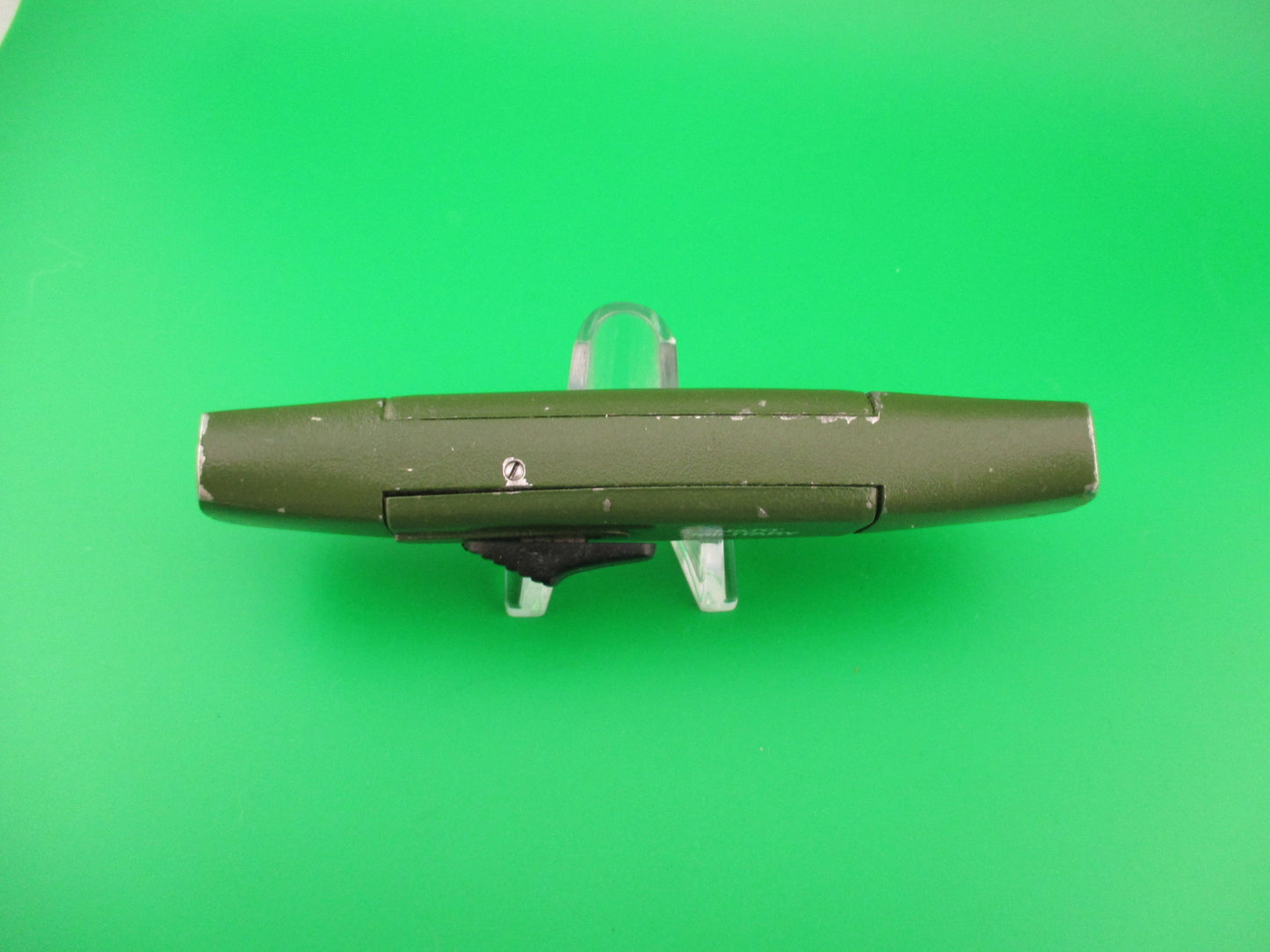 Rostfrei 21cm NATO MILITARY Green OTF DA vintage automatic knife