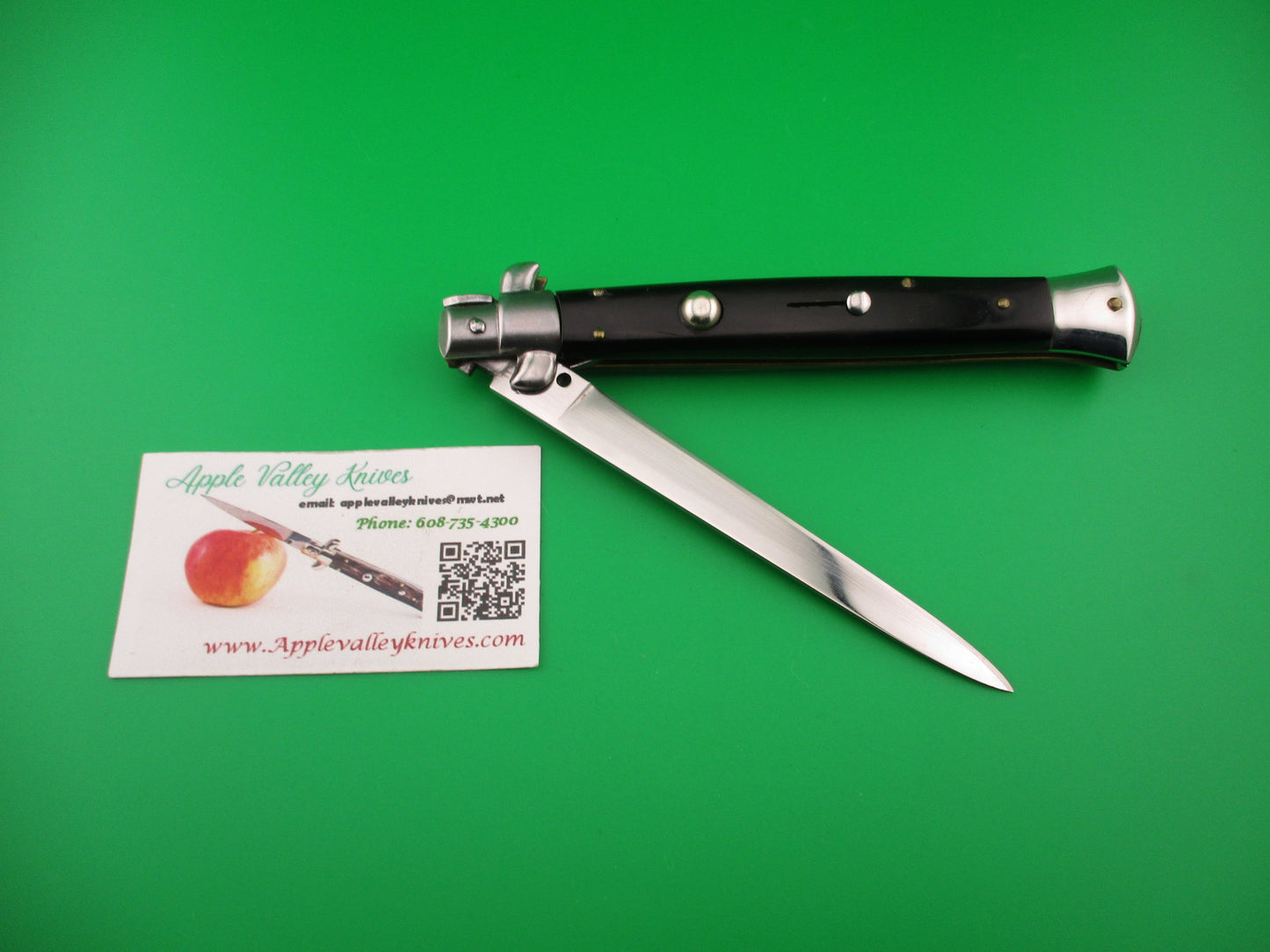 INOX 28cm Italian Swivel bolster 1980s vintage automatic knife