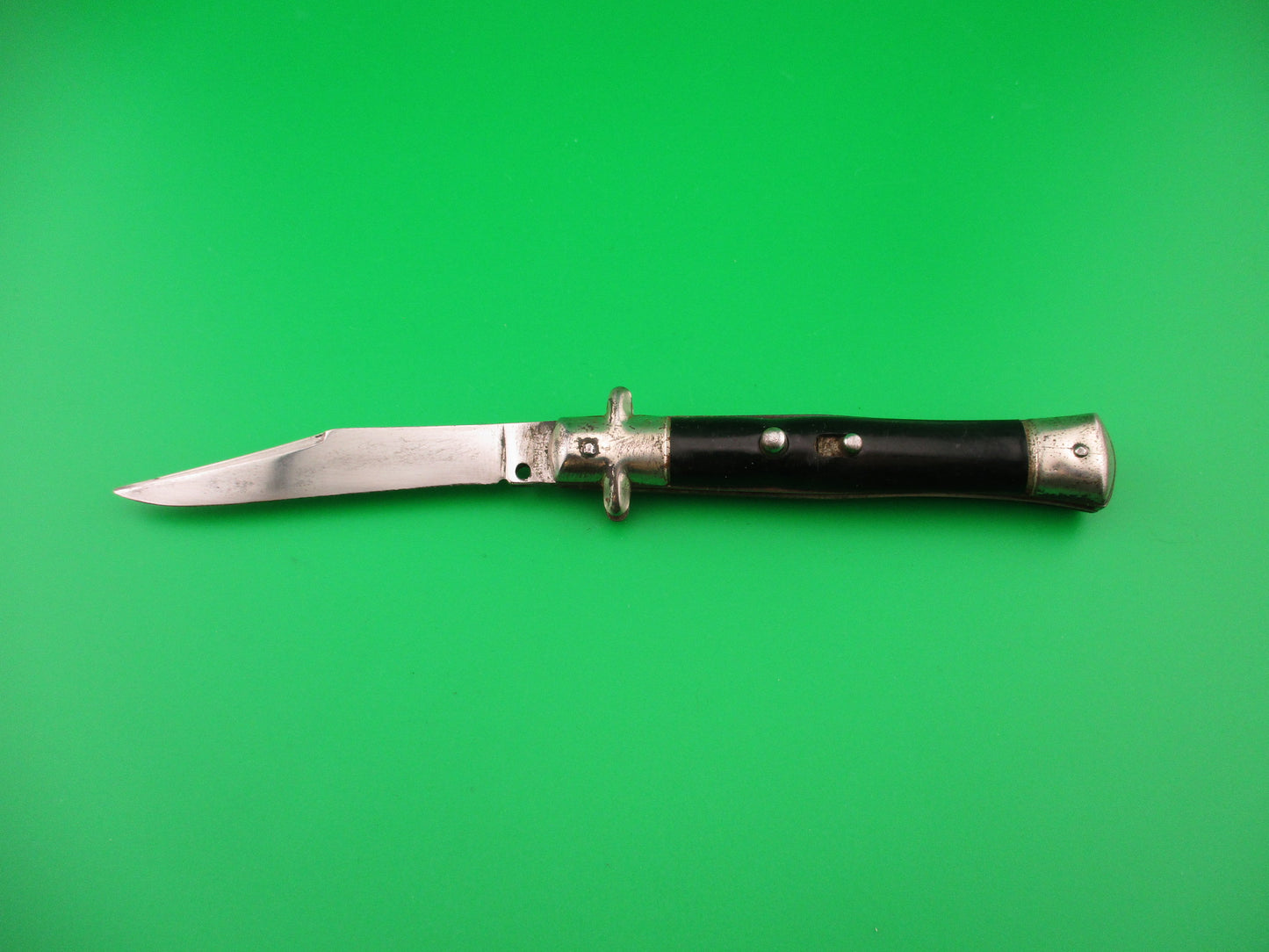 BREVETTO 74425 18cm Italian Black Tourist vintage automatic knife