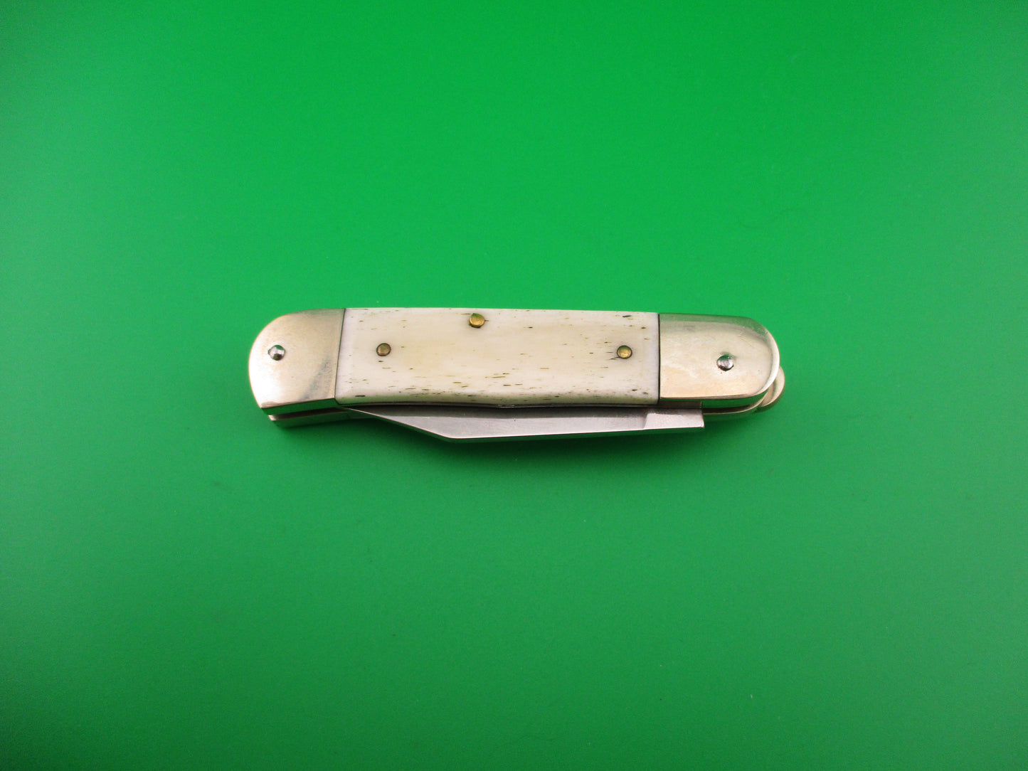 Hubertus SOLINGEN 8cm German Lever Smooth Bone automatic knife in box