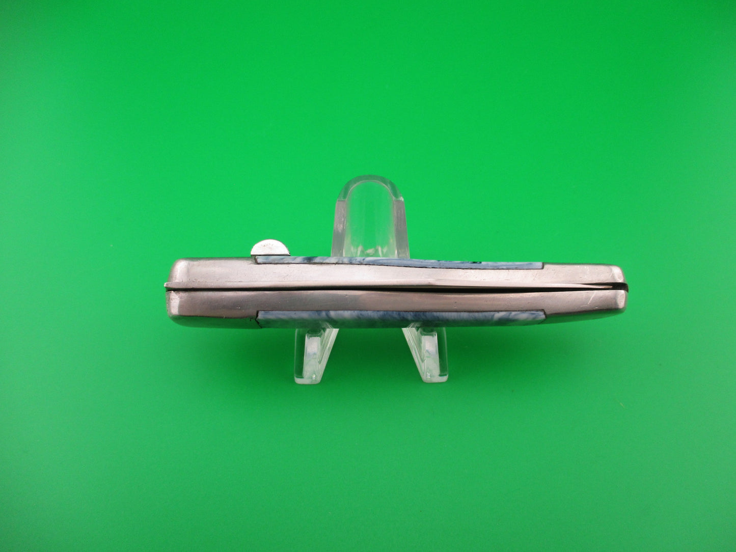PAT 193.021 18cm Spanish Aluminum Coilspring Vintage automatic knife sliding button