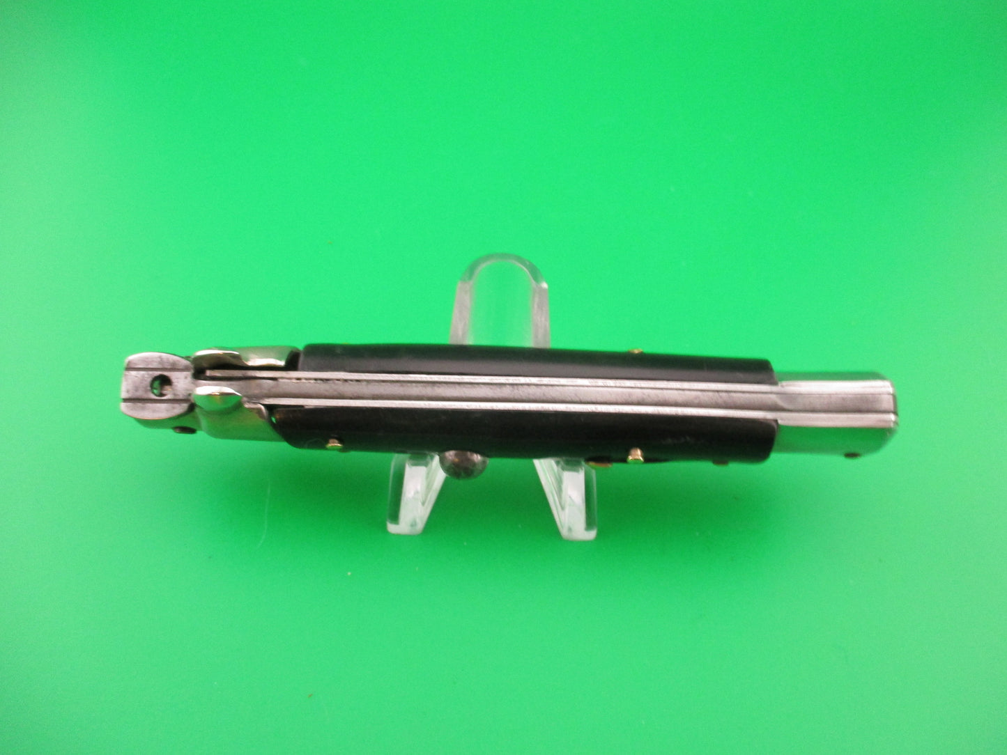 JAGUAR INOX 23cm Italian Stiletto swivel bolster Zoppis automatic knife