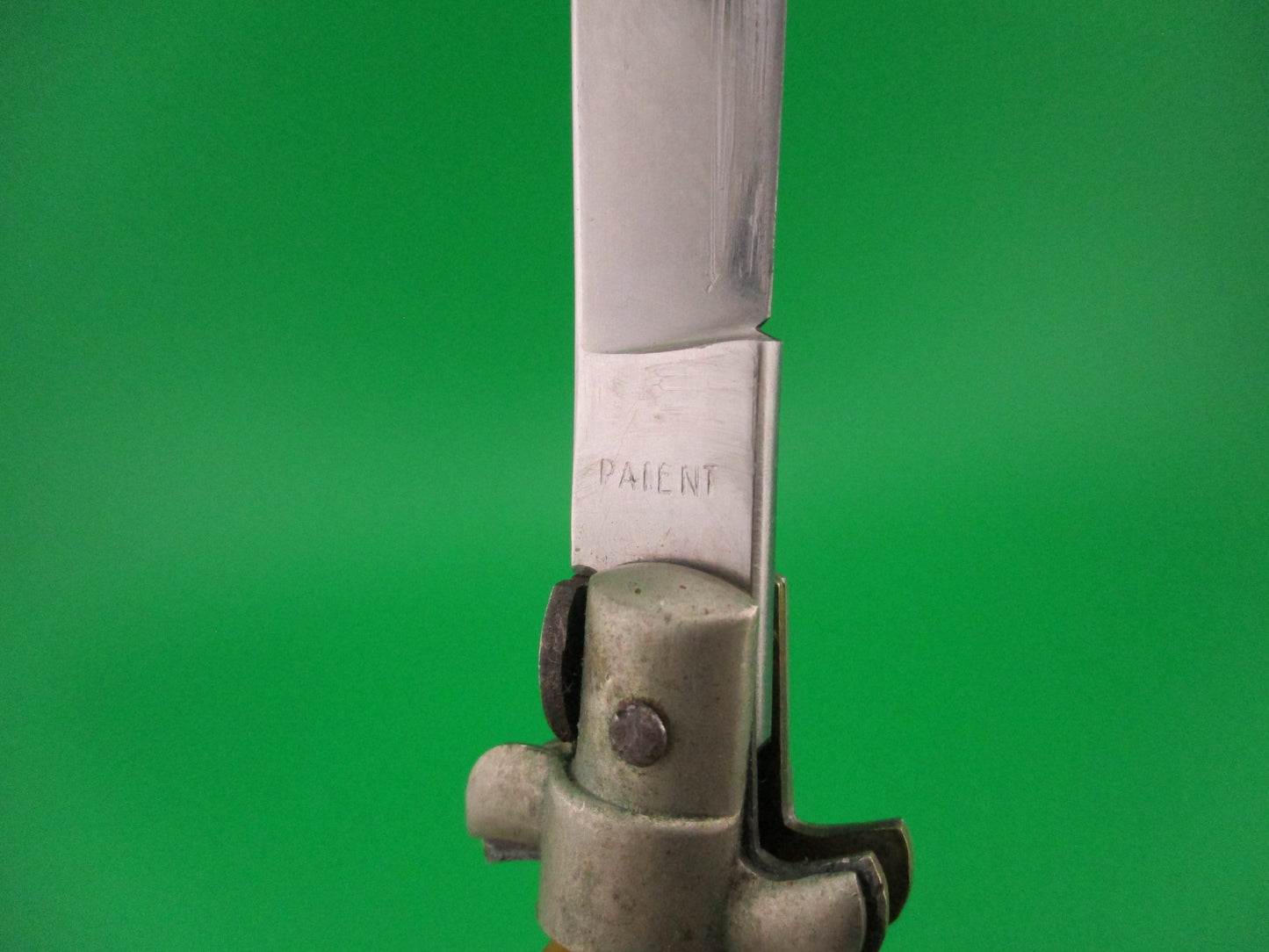 Kissing Crane ROSTFREI 20cm Italian Humpback Stag 1960s automatic knife