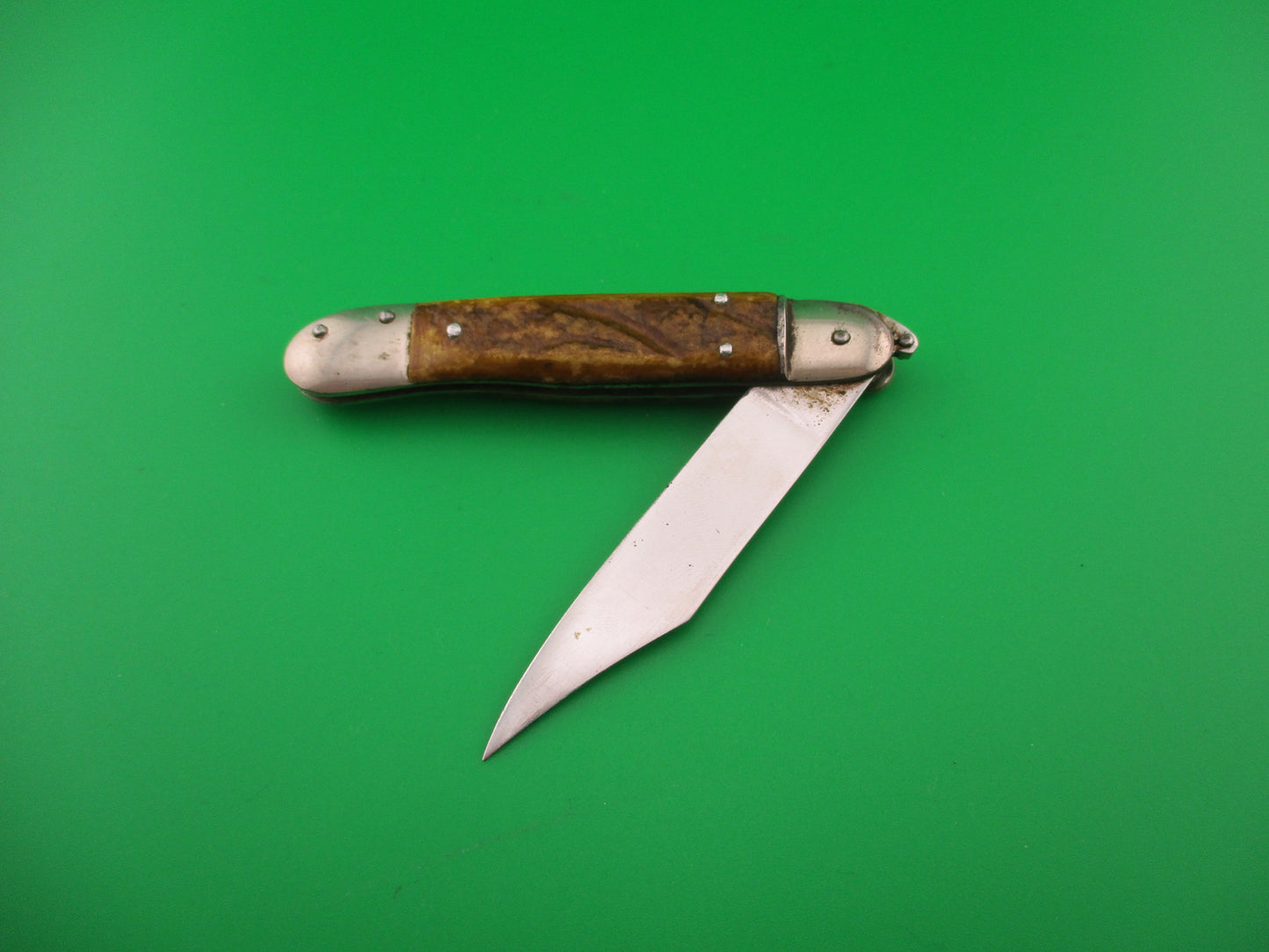 Garrido Toledo 15cm Spanish Stag Lever vintage Souvenir automatic knife