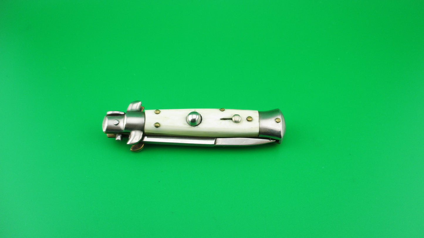 ROSTFREI 14cm Italian Stiletto Oreste Dibon Light horn swivel bolster