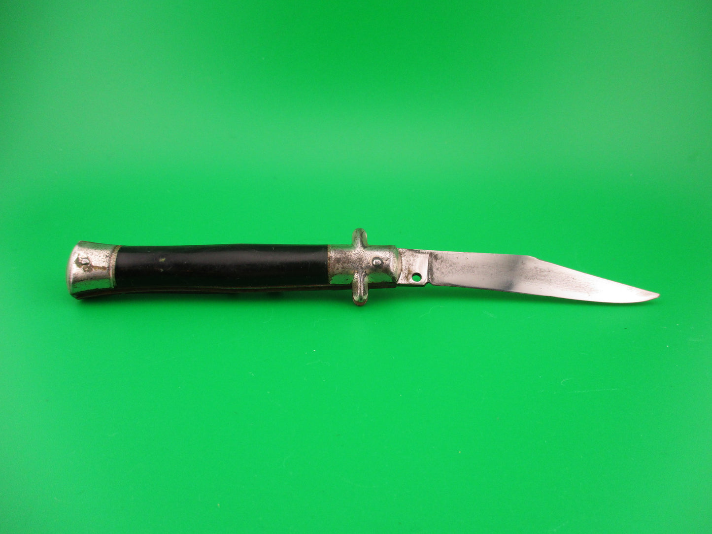 BREVETTO 74425 18cm Italian Black Tourist vintage automatic knife