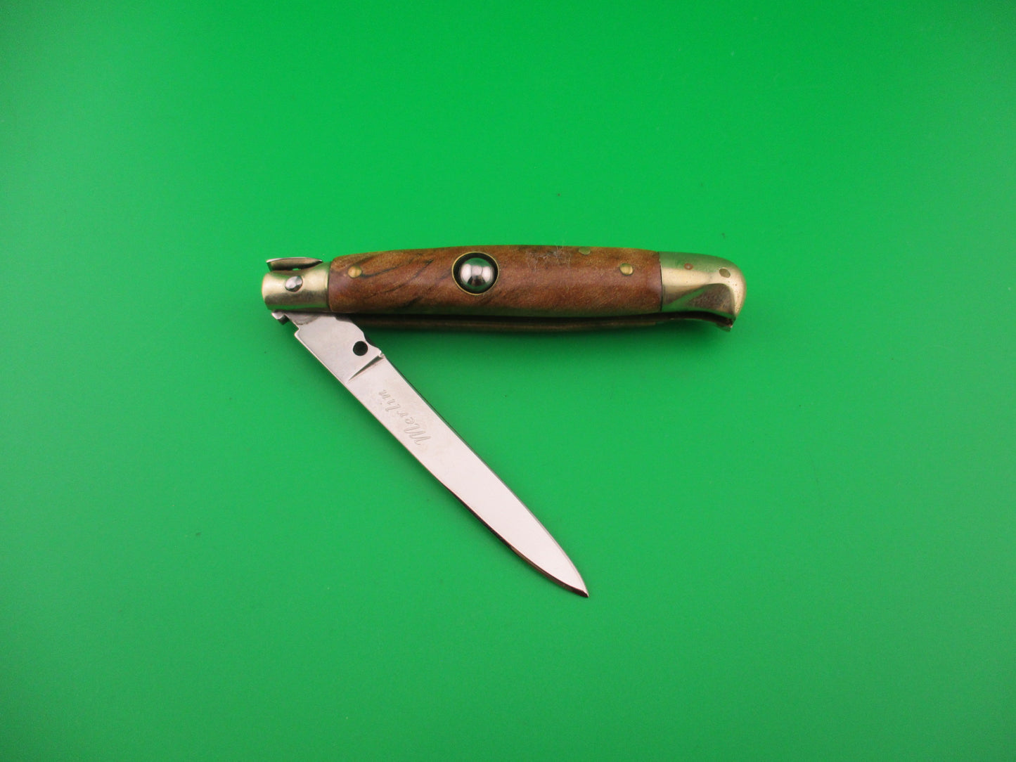 MERLIN (Don Hall) 7 inch Custom Picklock Birds head automatic knife