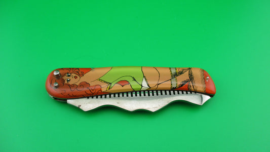 Russian 18cm Sexy Woman Lingerie Metal Switchblade Comb