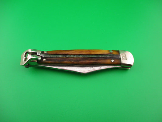 CASE TESTED XX 5161L Lever Stag vintage automatic knife