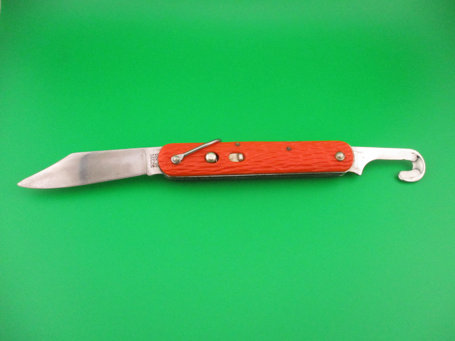 Schrade Walden vintage MC1 Orange military paratrooper switchblade