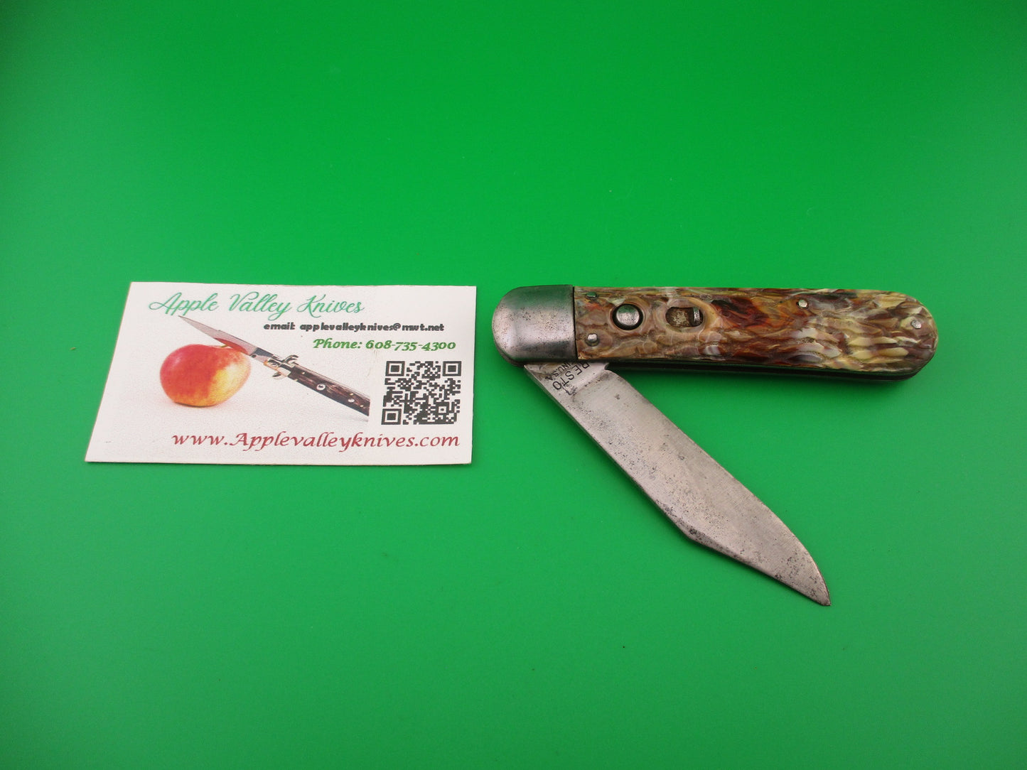 PRESTO Scout Brain Wormgroove model 1000 Vintage 1940s automatic knife
