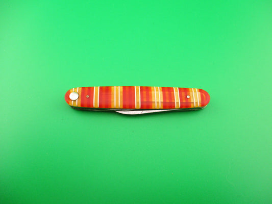 Press Button Knife Co medium double Candystripe antique automatic knife