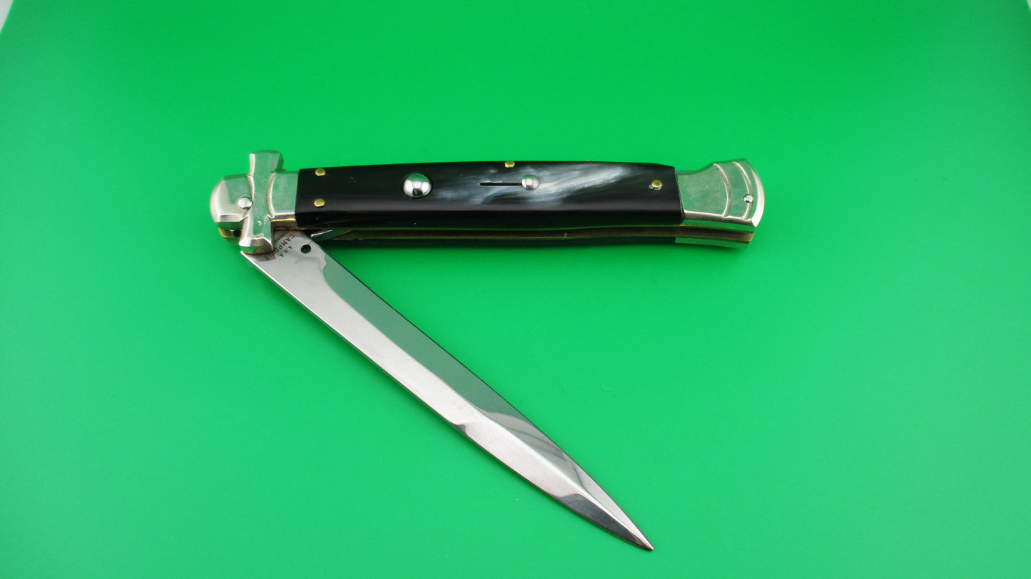 AGA CAMPOLIN 28cm Italian Maltese crossguard automatic knife