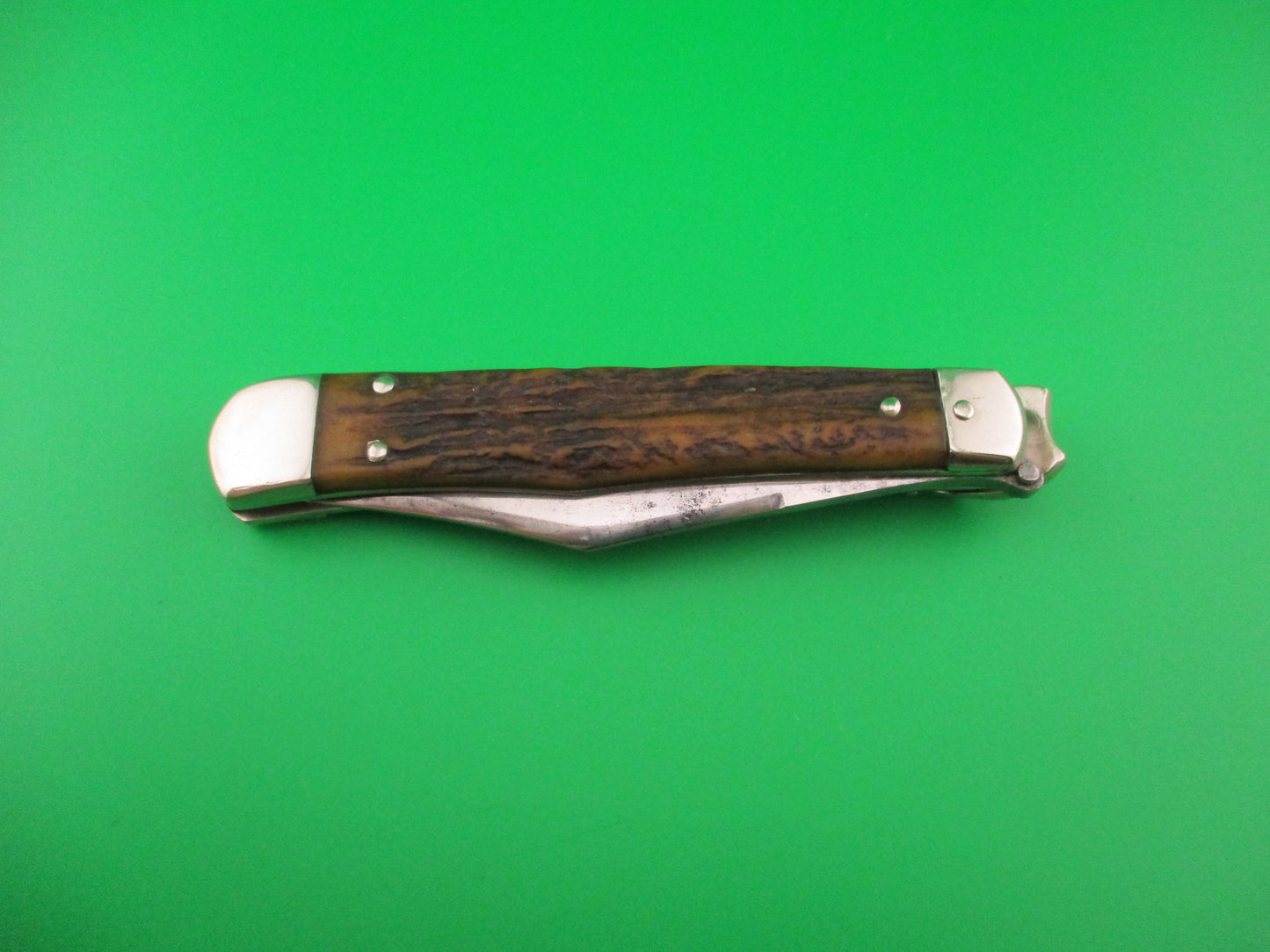 CASE TESTED XX 5161L Lever Stag vintage automatic knife