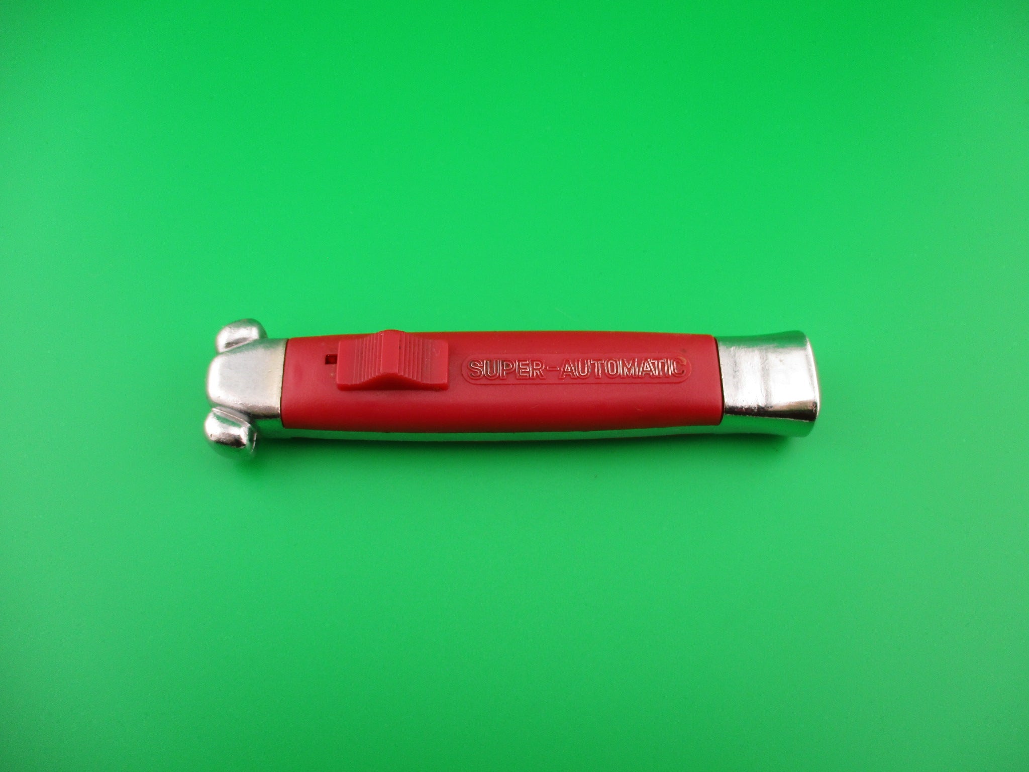 z BELL STAINLESS 20cm SUPER AUTOMATIC Red OTF DA switchblade knife ...