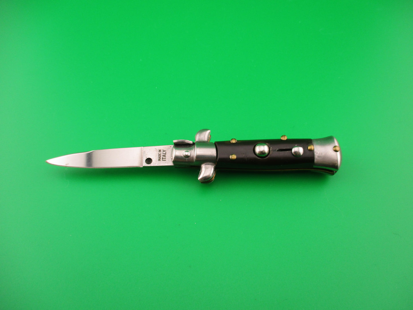 MADE IN ITALY 12cm Italian Swivel bolster Mini Stiletto automatic knife
