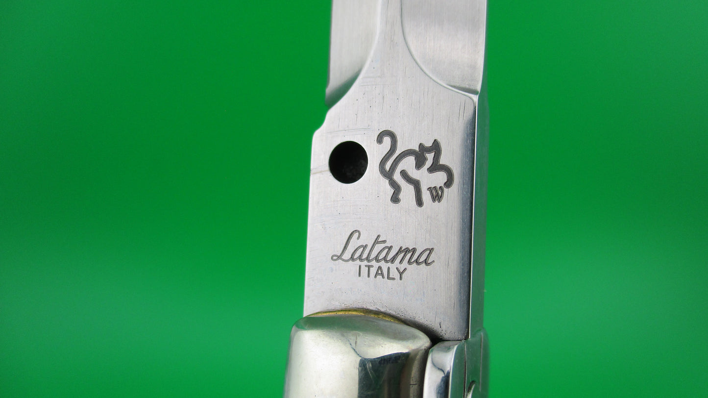 LATAMA WALT'S 28cm Classic Brazilian Horn Dagger Grind switchblade knife