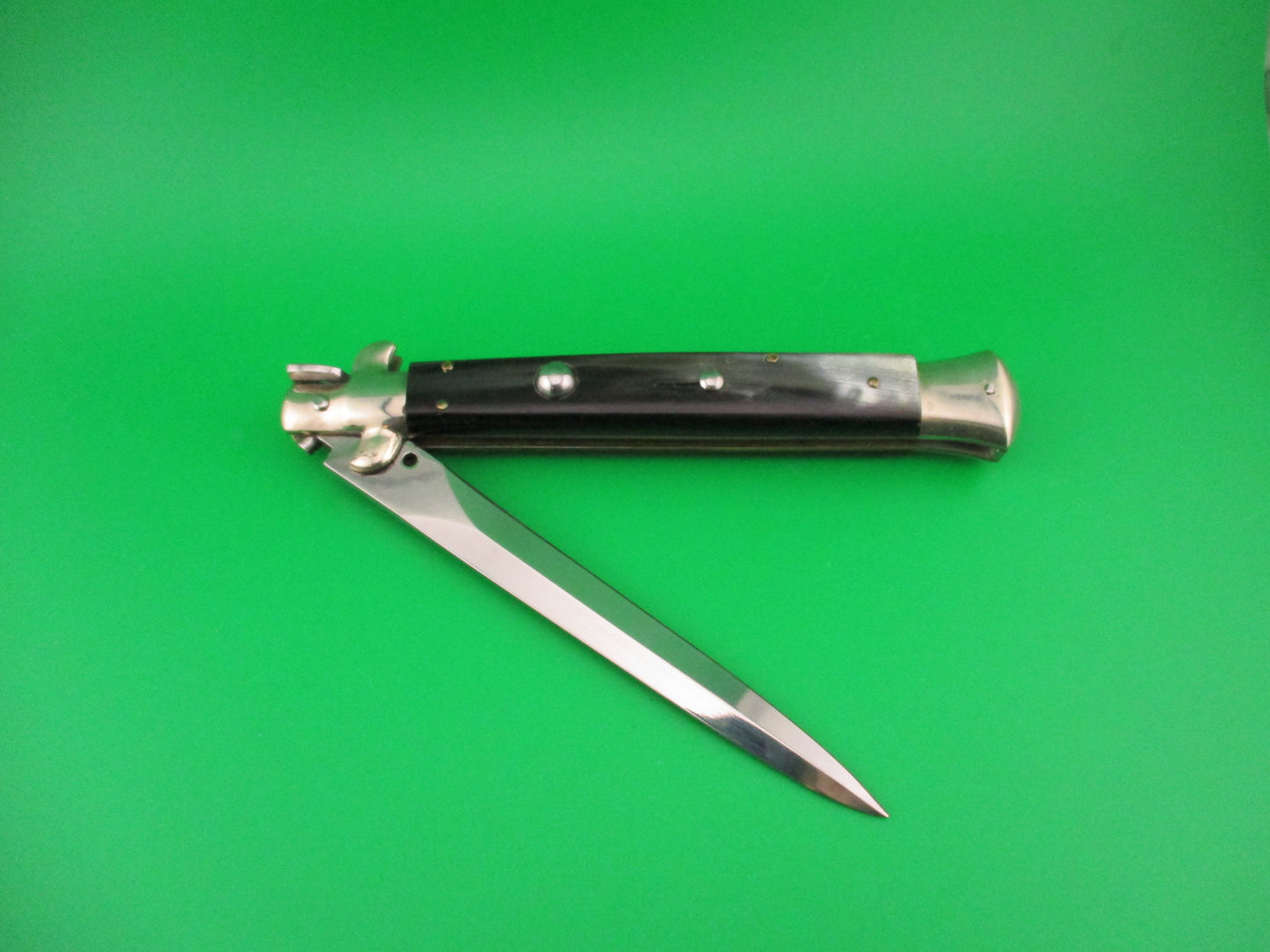 AGA CAMPOLIN 2018 28cm Italian Picklock Dagger Brazilian horn automatic knife