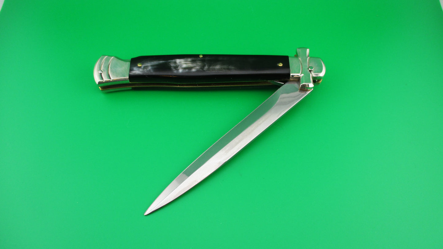 AGA CAMPOLIN 28cm Italian Maltese crossguard automatic knife