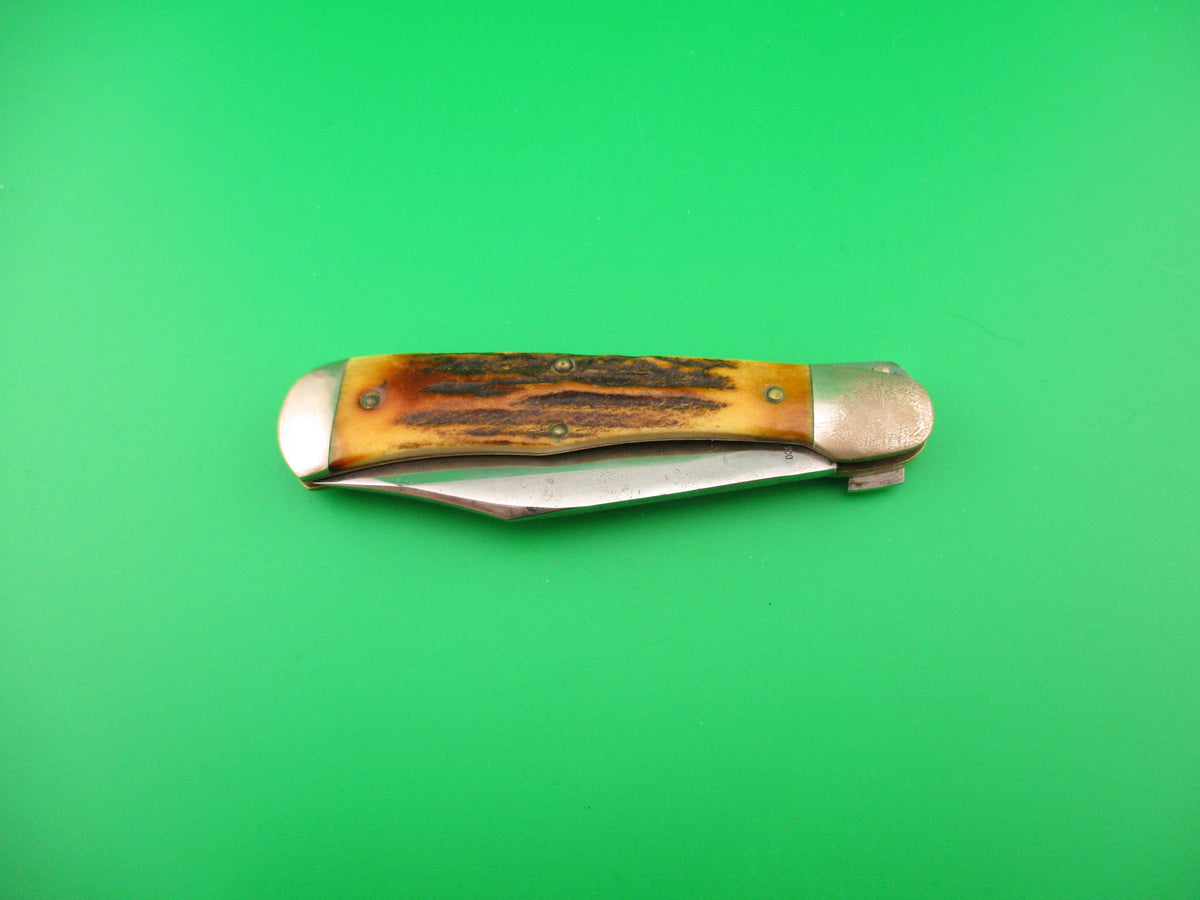 Aerial AC MFG Co Marinette, WIS Stag Lever K112 switchblade knife