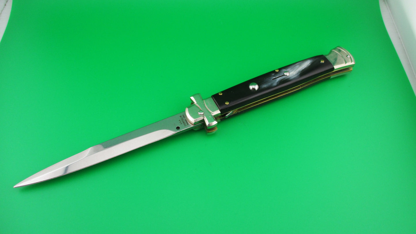 AGA CAMPOLIN 28cm Italian Maltese crossguard automatic knife