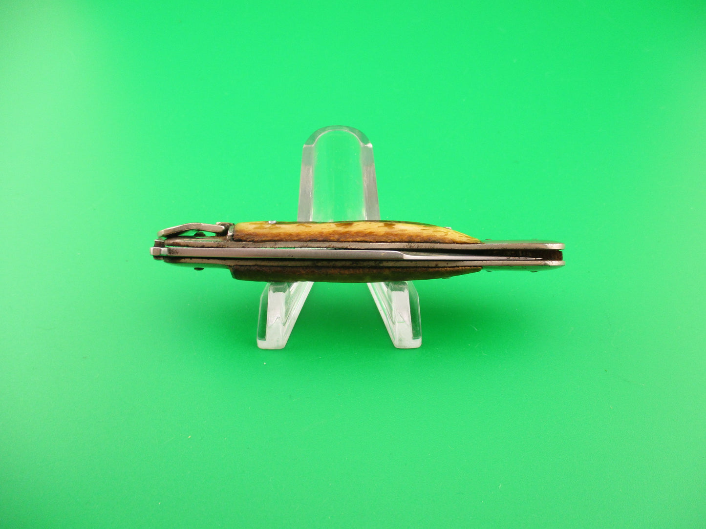 Garrido Toledo 15cm Spanish Stag Lever vintage Souvenir automatic knife
