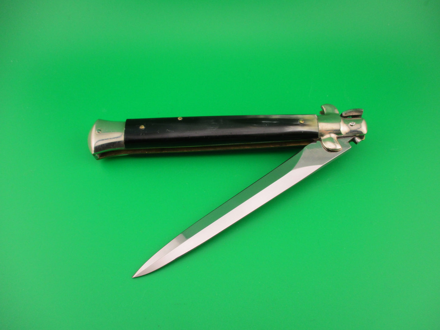 AGA CAMPOLIN 2018 28cm Italian Picklock Dagger Brazilian horn automatic knife