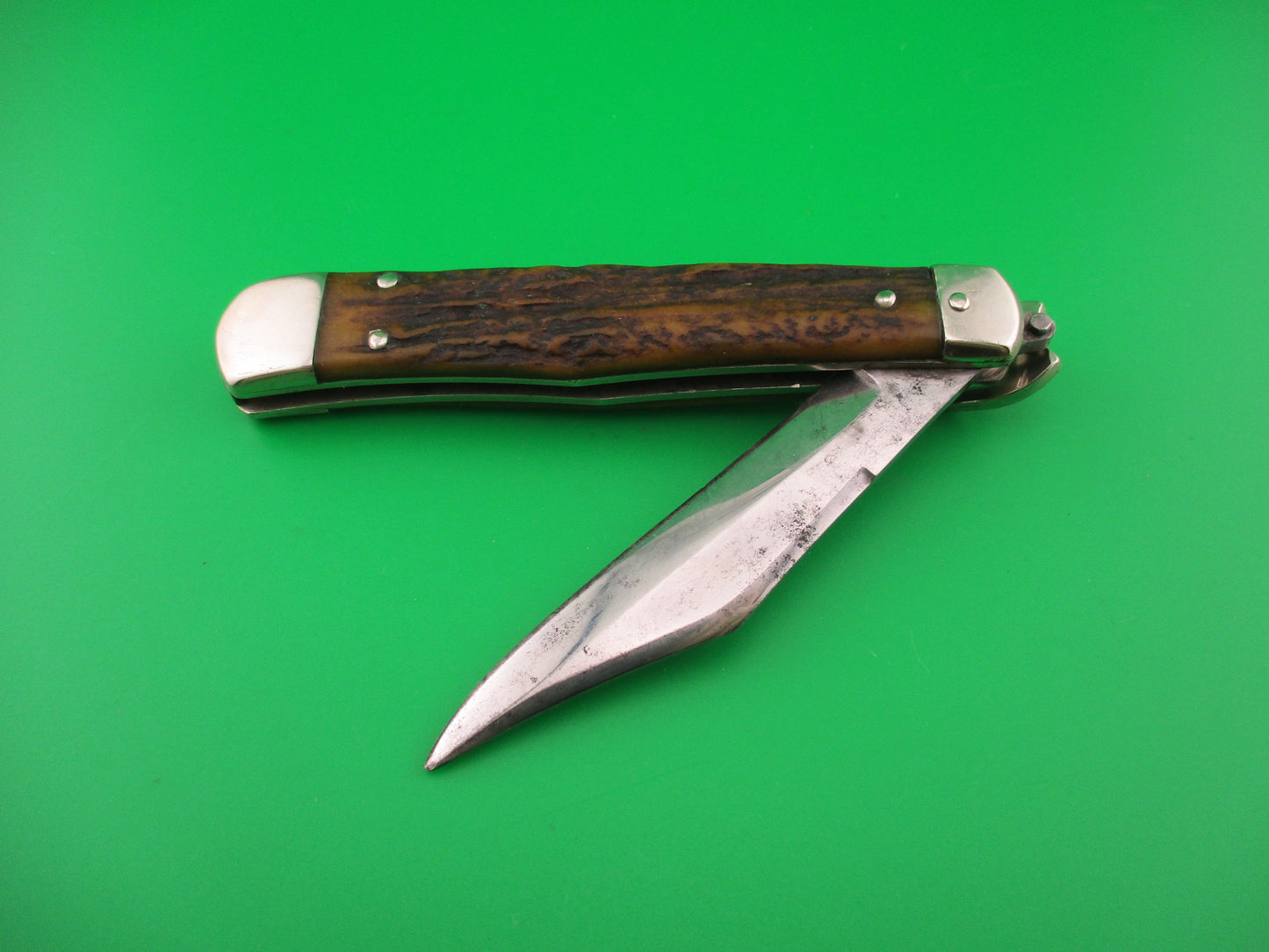 CASE TESTED XX 5161L Lever Stag vintage automatic knife