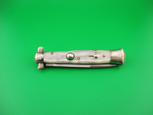 VIRGINIA INOX PATENT 96847 20cm Italian Derby Totem Pearlex BOBC automatic knife
