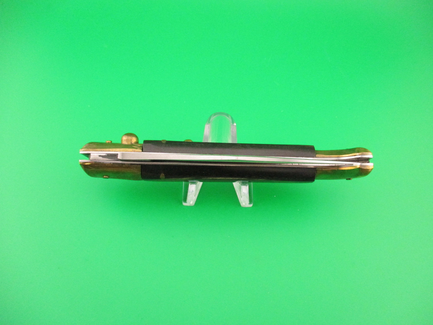 Jndiana PATENT 24cm Bo/Bc Pattada Italian Birds head horn switchblade knife
